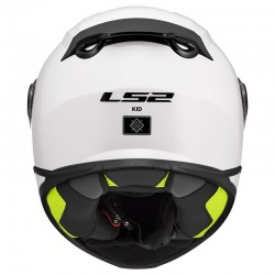 Kask motocyklowy dziecięcy LS2 FF812 Kid Gloss White